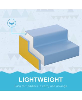 2 Piece Plush Soft Kids Playset to Climb and Crawl, Contemporary