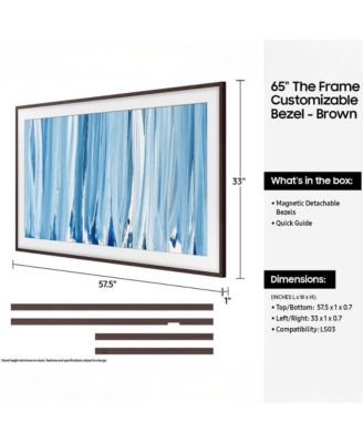 VG-SCFH65BW 65" The Frame Customizable Bezel