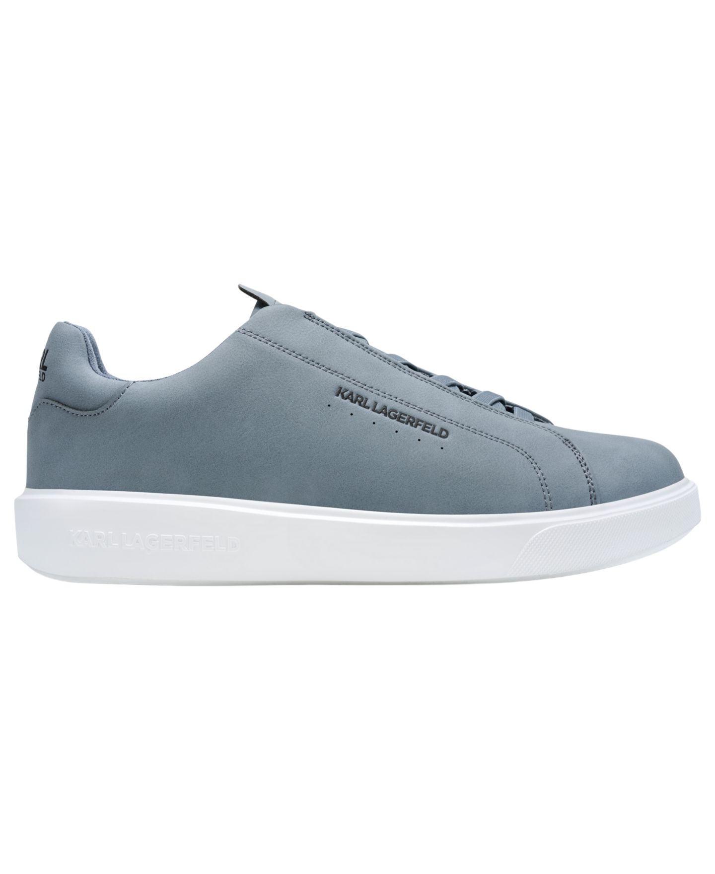 Мужские кроссовки KARL LAGERFELD PARIS Karl Lagerfeld Laceless Round-Toe, цвет: Синий — фото 2