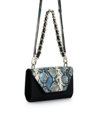 Lili Two Foil Leather Crossbody Bag