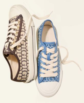 Women's Carey Jacquard Logo Lace-Up Sneakers