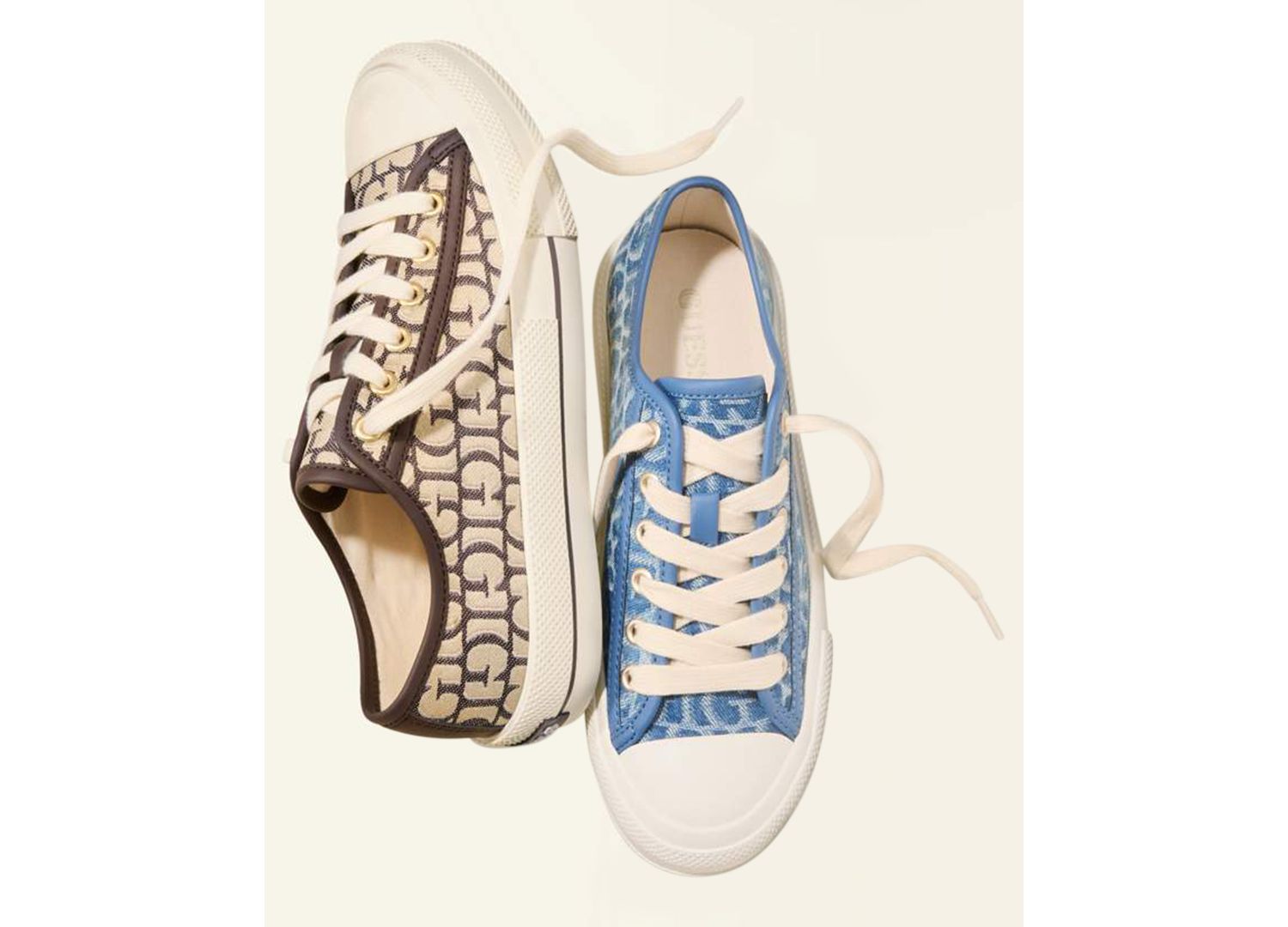 Women's Carey Jacquard Logo Lace-Up Sneakers