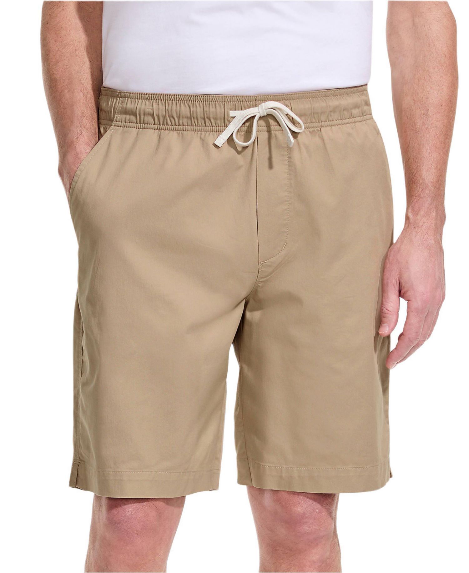 Men's 9" Lightweight Twill Pull On Deck Short