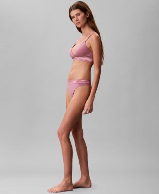 Women's Icon Cotton Modal Lightly Lined Triangle Bralette QF8825