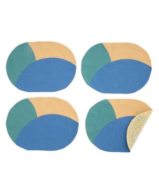Company Kaplan Early Learning Double-Sided Placemats - Set of 4