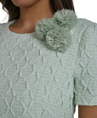 Women's Pom Pom Textured Dress