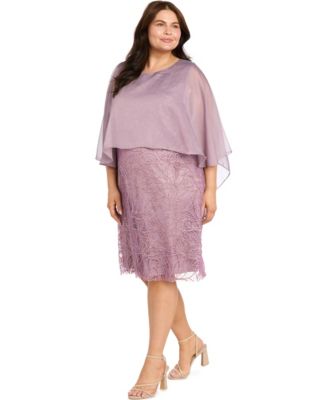 Plus Size Novelty Glitter Short Dress