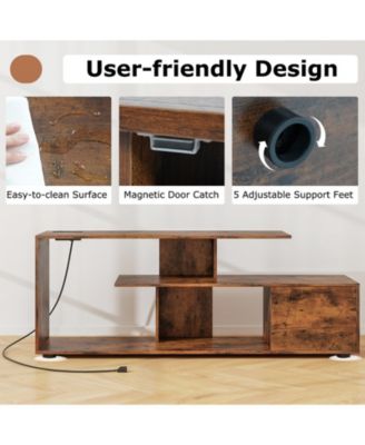 60 in Entertainment Center TV Stand with Built In Power Outlet