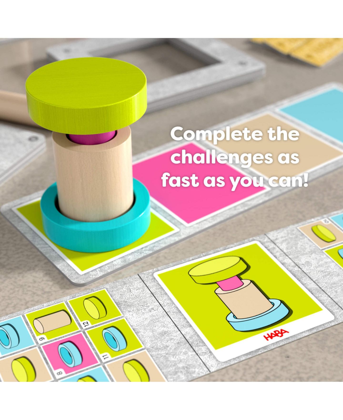 Детская настольная игра Haba Fast Factory Sequence Family Strategy Board Game, Ages 8+, цвет: Серый — фото 6