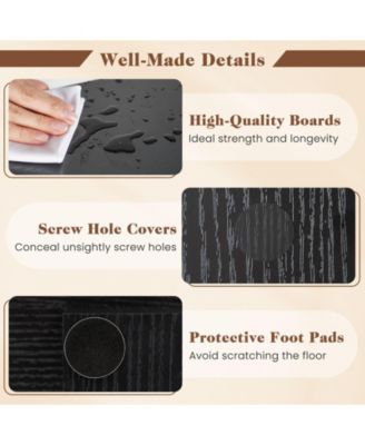 Tall 6-Shelf Bookshelf with Anti-Tipping Hardware