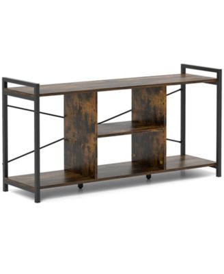 Industrial TV Stand for TVs up to 55 in Entertainment Center