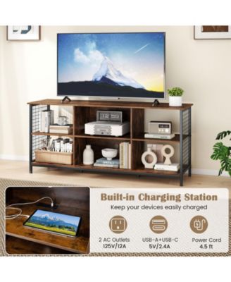 TV Stand for TVs up to 65 in with Storage Compartments