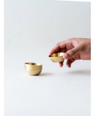 Fleck, Heirloom Brass Dip Bowl S/2