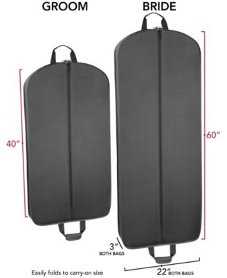 2-Pc. Deluxe Travel Garment Bag