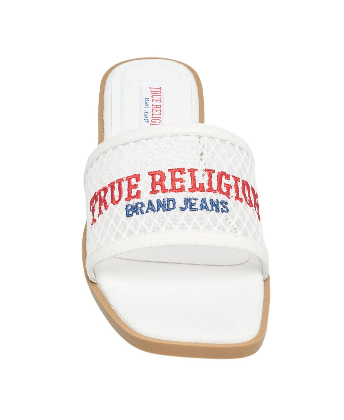 Женские сандалии True Religion Brat Mesh Slip on, цвет: Белый — фото 3
