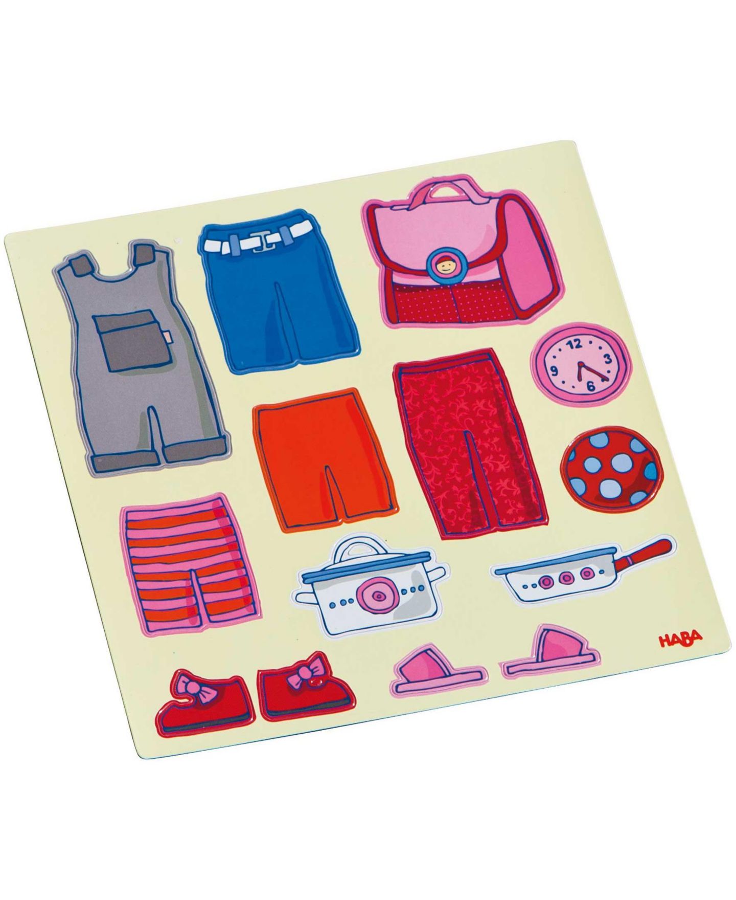 Детские игрушки Haba Lilli Magnetic Travel Dress-Up Activity, 54-Piece Set, Ages 3+ — фото 6