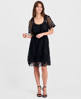 black cocktail dresses at macy's Macys Womens Macy's Plus Size Plus Size Womens Dresses Macys Shop Womens Plus Women's Black Semi-Formal Cocktail &