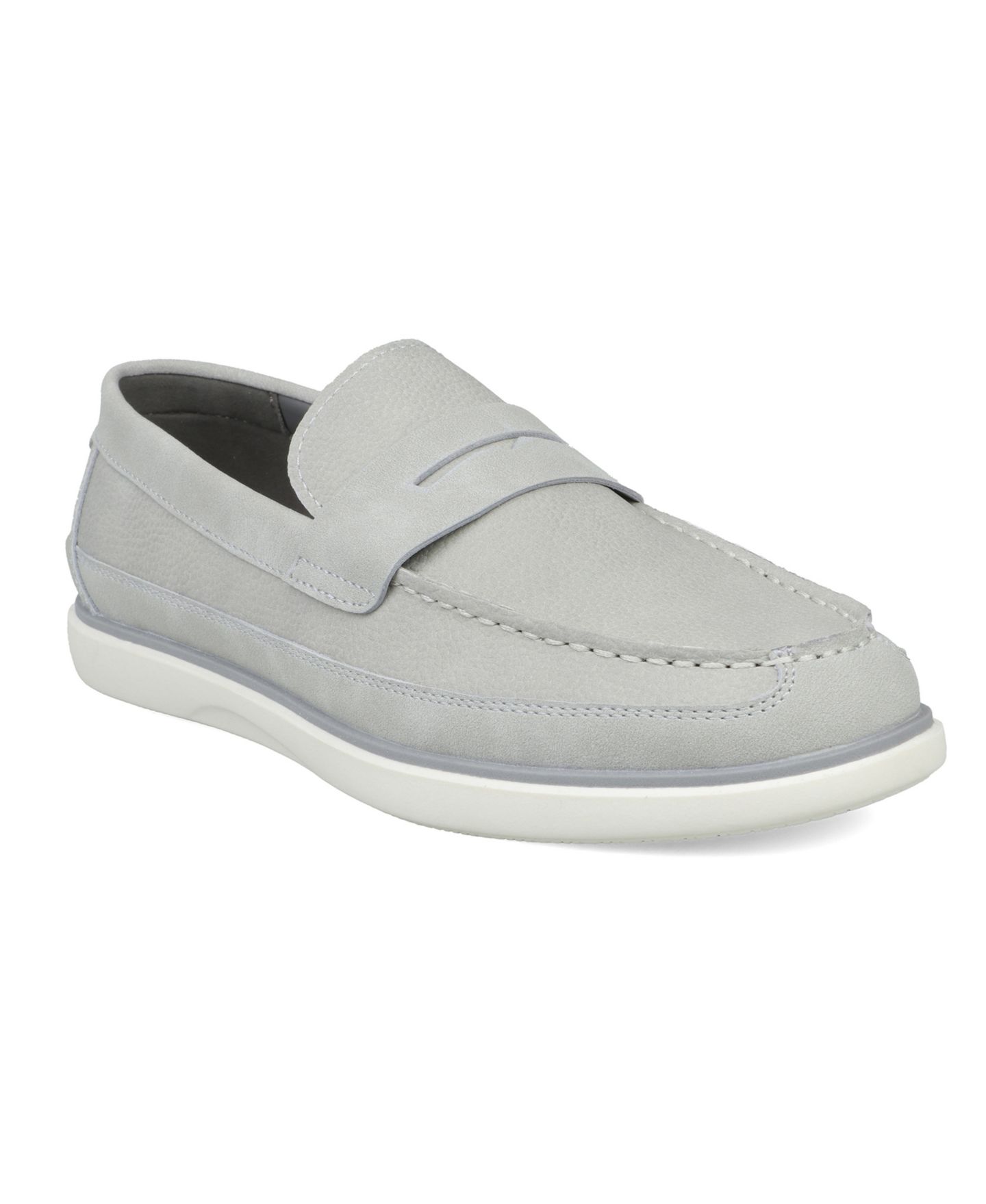 Мужские туфли Club Room Slip-On Penny, цвет: Угольный серый — фото 1