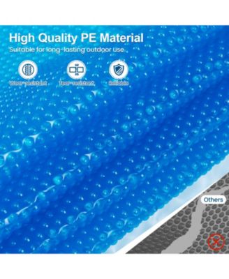 8 ft Round Solar Pool Cover 12 Mil for In Ground Pools