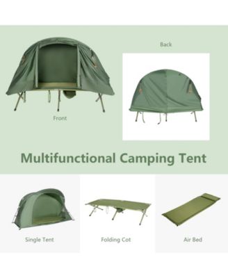 Elevated Compact Cot Tent Set with External Rain Cover