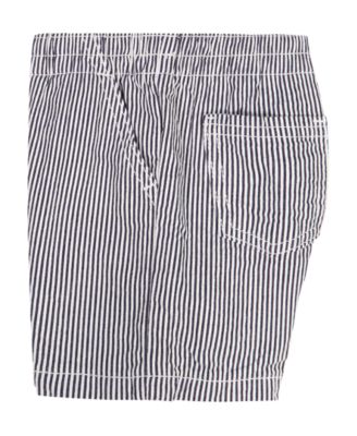 Baby Boys' Striped Trim Pique Polo Shirt & Corded Striped Shorts, 2-Piece Set