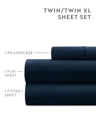 Style Simplified 3-Pc. Sheet Set, Twin XL