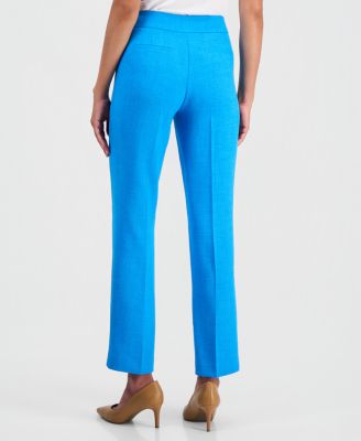 light blue dress pants womens European Summer Maxi Slit Dress-Baby Blue main image 1