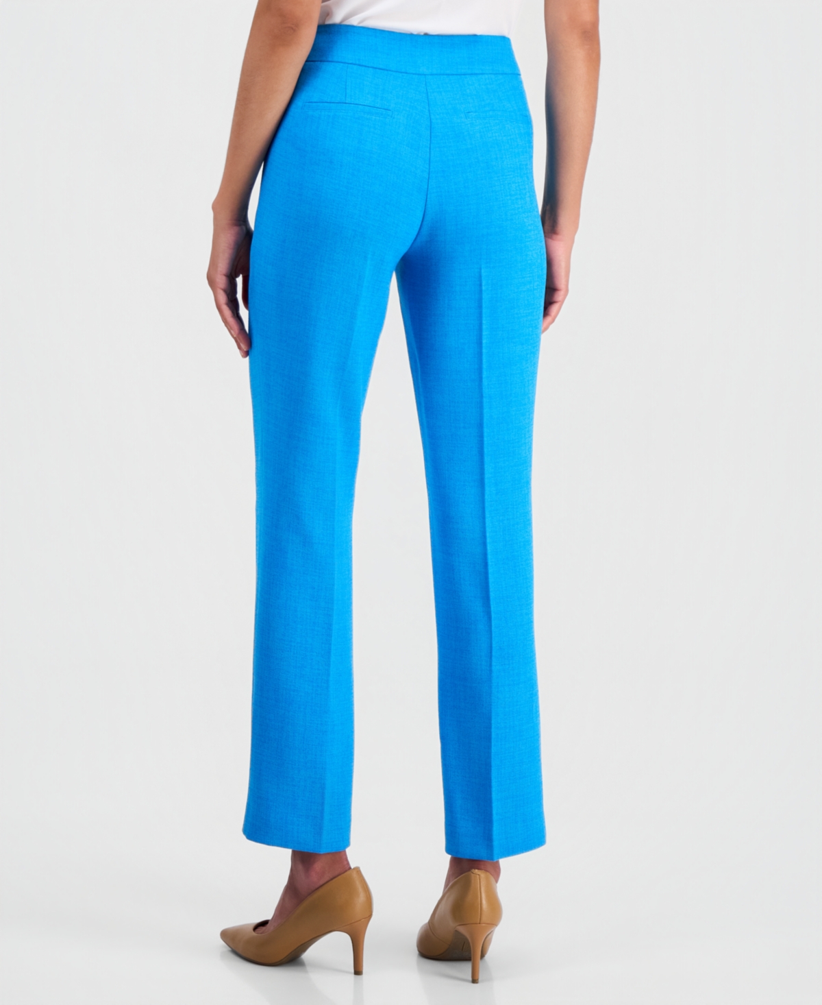 Kasper Women's High Rise Straight Leg Trousers, Regular & Petite
