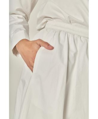 Women's Appliqued Accent Midi Skirt