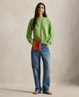 Women's Lightweight Fleece Crew Neck Sweatshirt