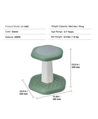 Kids Wobble Chair with Cushion for Ages 3-7