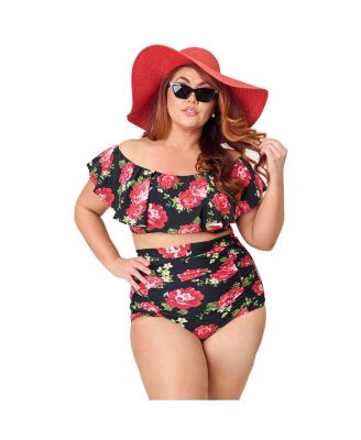 Plus Size Ruffled Ramona Swim Top