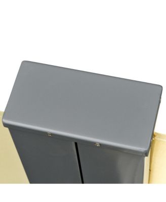 Double Retractable Patio Side Awning w/ UV-Resist Screen