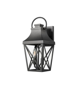 Outdoor Wall Lights, Porch Lights, Exterior Light Fixture with Clear Glass Shade for Garage Patio Front Door Balcony