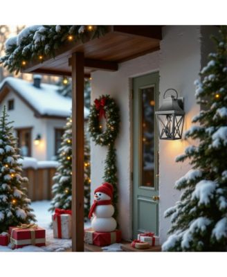 Outdoor Wall Lights, Porch Lights, Exterior Light Fixture with Clear Glass Shade for Garage Patio Front Door Balcony