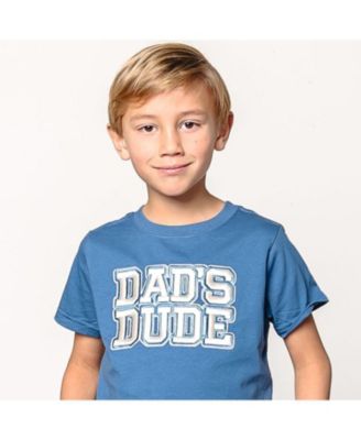 Big Boys Dad's Dude Patch Short Sleeve T-Shirt