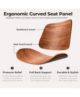 Swivel Bar Stools Set of 2, 26 Inches Mid-Century Modern Counter Height Bar Stools