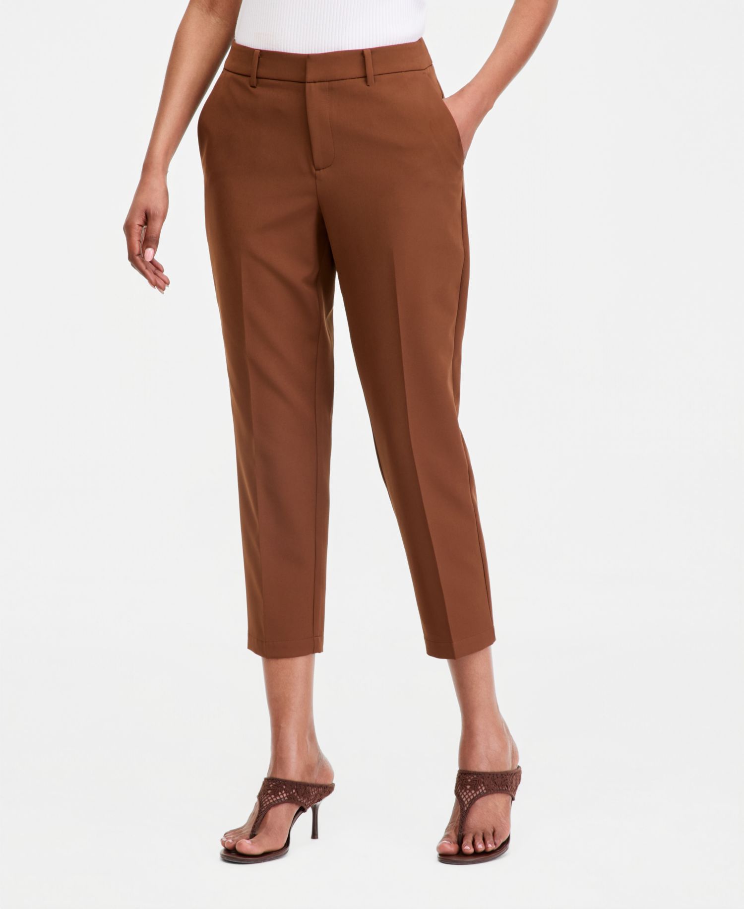 Women's Slim Cropped Trousers