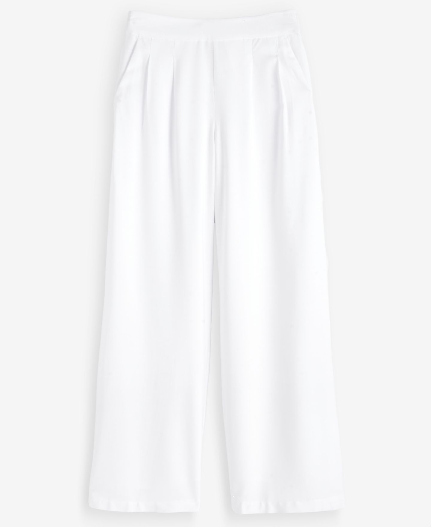 Женские брюки I.N.C. International Concepts Petite Pleated Pull-On Wide-Leg, цвет: Яркий белый — фото 3