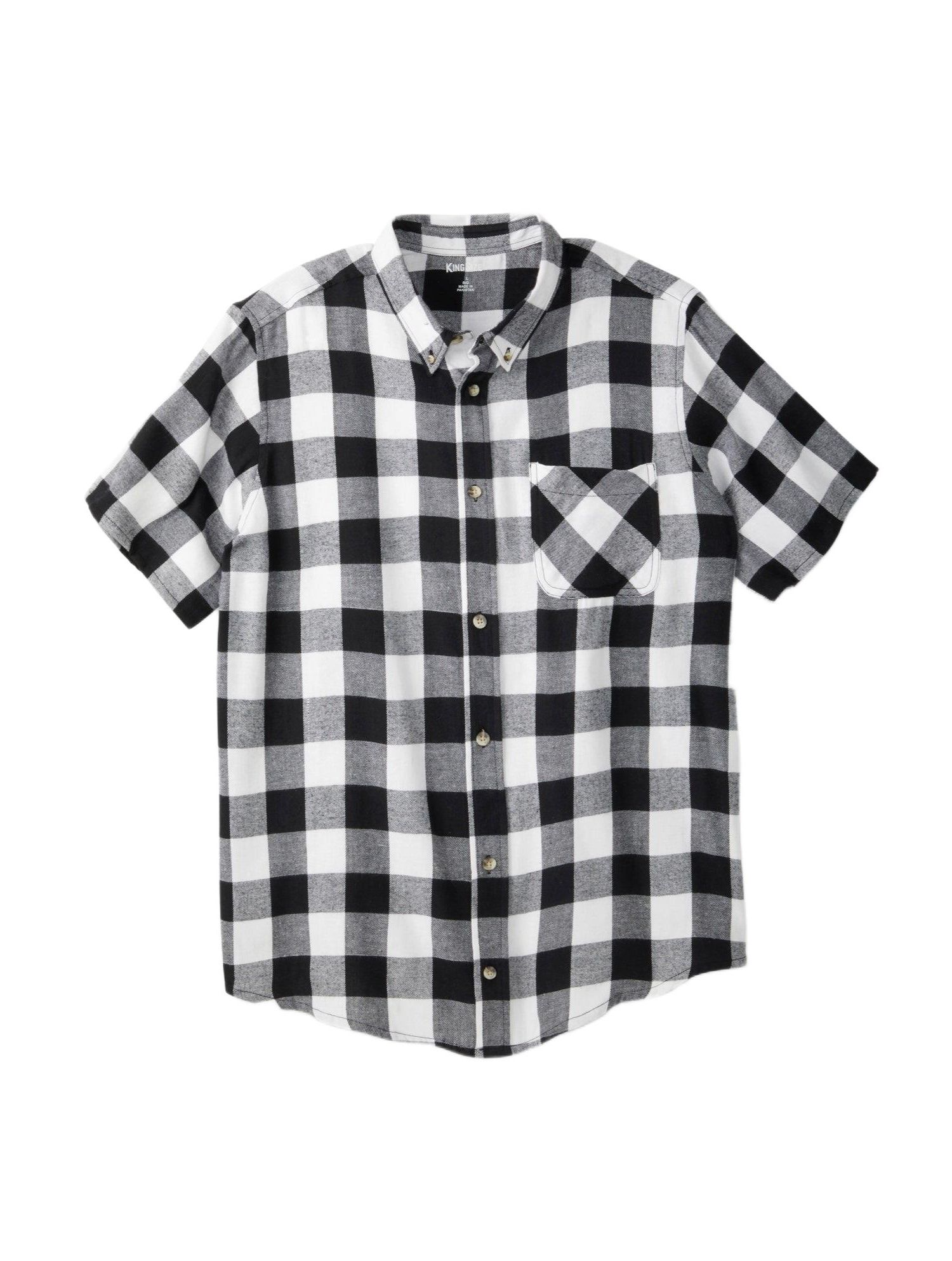 Men's Short Sleeve Flannel Shirt