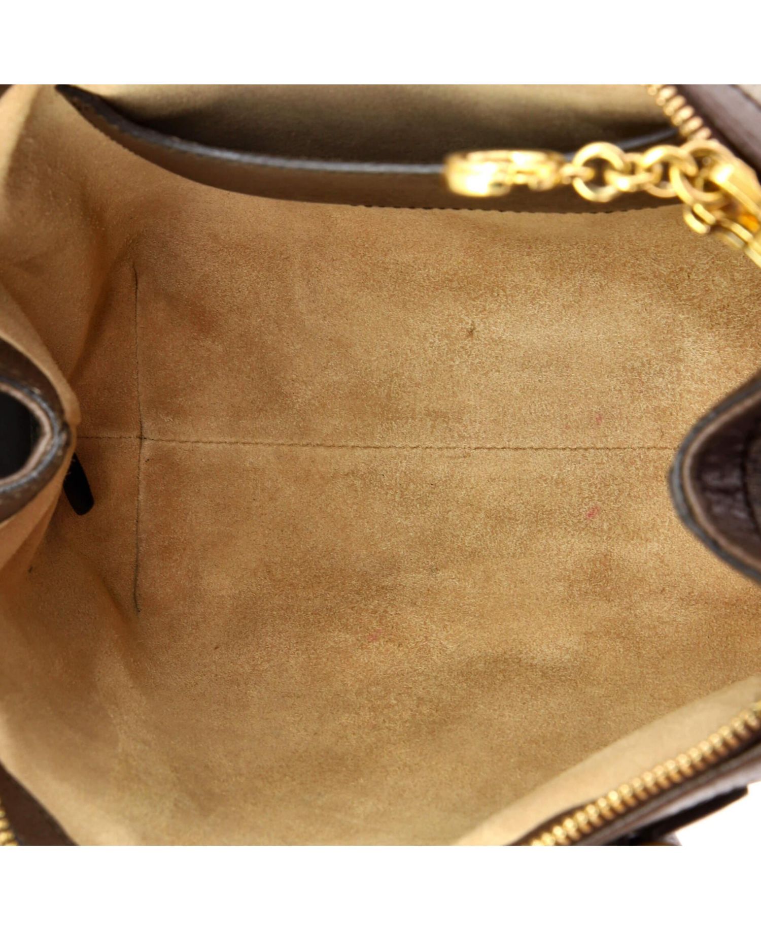 Small Ophidia Top Handle Tote GG Coated Canvas