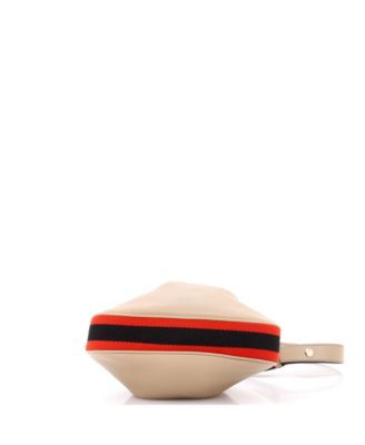 Small Attache Shoulder Bag Leather