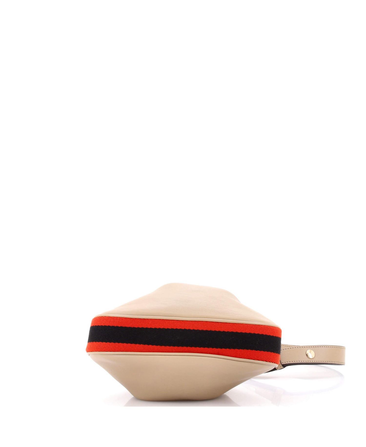 Small Attache Shoulder Bag Leather