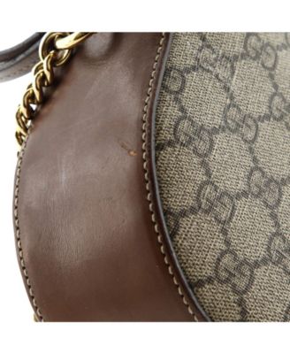 Mini Chain Crossbody Bag GG Coated Canvas and Leather