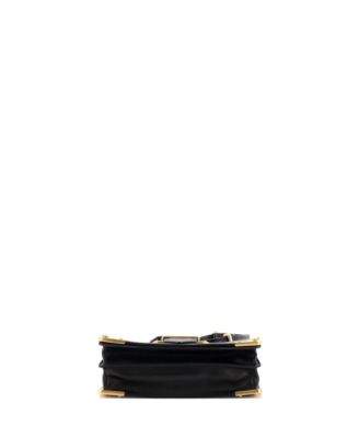 Large Cahier Crossbody Bag Leather and Saffiano Leather