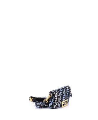 Mini Baguette Convertible Belt Bag Printed Nylon