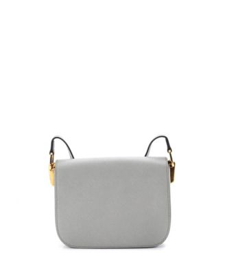 Small Embleme Flap Bag Saffiano Leather