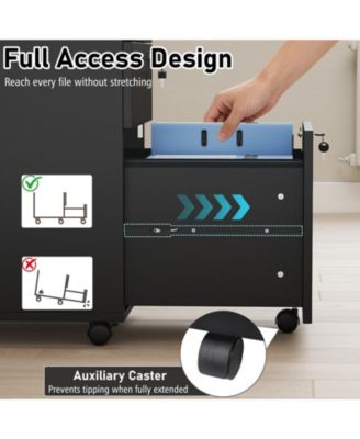 3 Drawer Filing Cabinet Locking Pedestal Desk