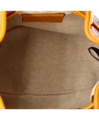 Mini x EXO-KAI Ophidia Bucket Bag Printed GG Coated Canvas