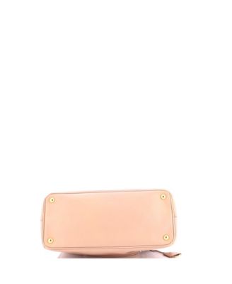 Medium Double Zip Lux Tote Saffiano Leather